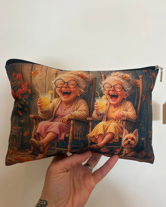 Porch Laughs Cosmetic Bag