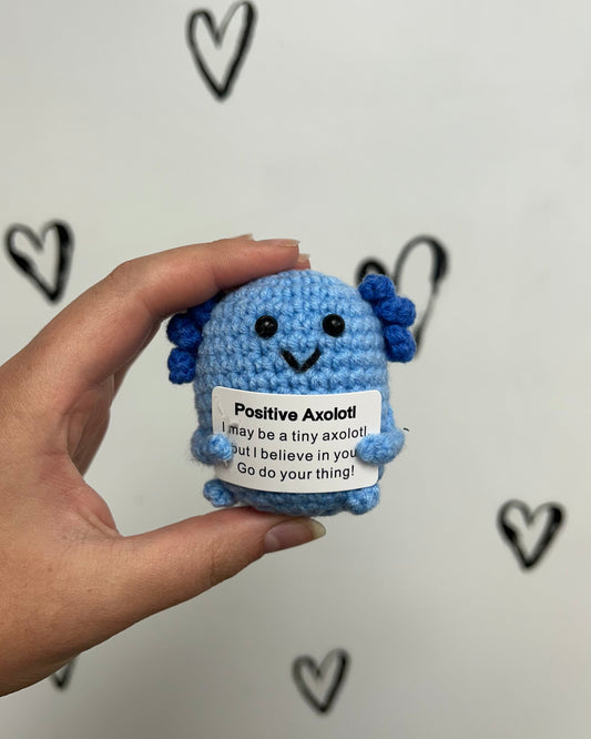 Positive Axolotl Tiny Stuffy