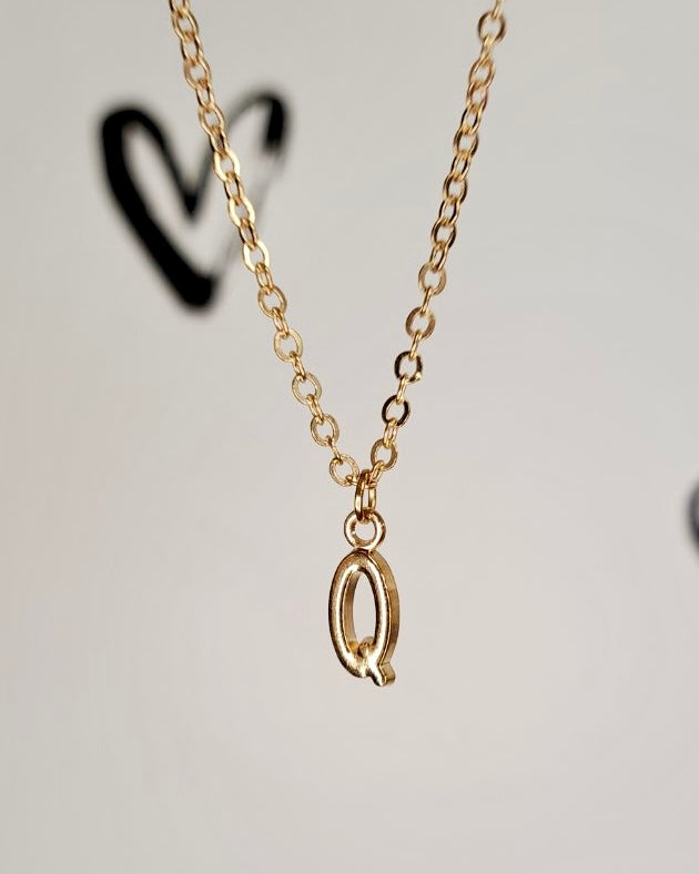 Gold Initial Necklace