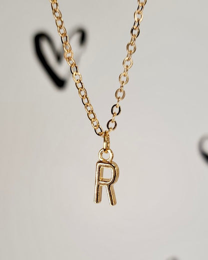 Gold Initial Necklace