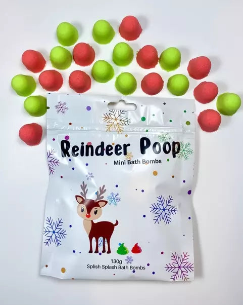 Reindeer Poop Mini Bath Bombs 🍁