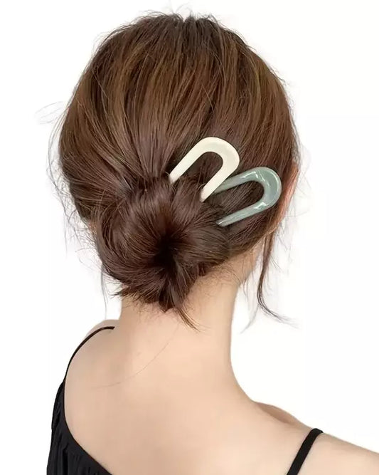 Glossy French Hair Pins