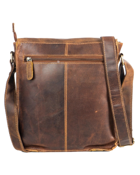 The Rowville Unisex Leather Messanger Bag