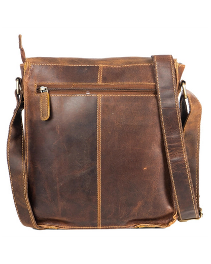The Rowville Unisex Leather Messanger Bag