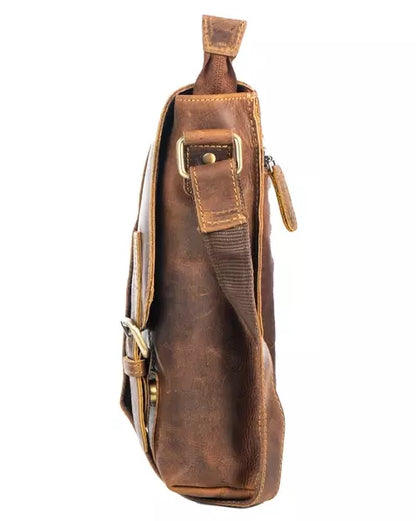 The Rowville Unisex Leather Messanger Bag