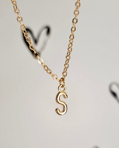 Gold Initial Necklace