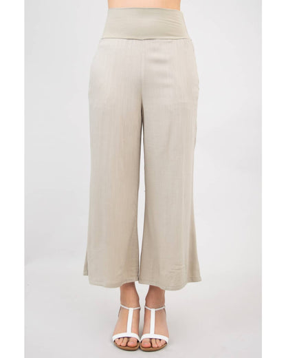 The Landon Linen/Bamboo Capri Pant 🍁 - 4 COLORS