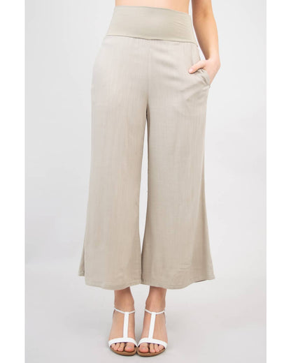 The Landon Linen/Bamboo Capri Pant 🍁 - 4 COLORS