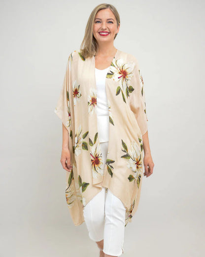 The Darcy Sand Floral Kimono 🍁