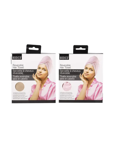 Reversible Satin Hair Towel