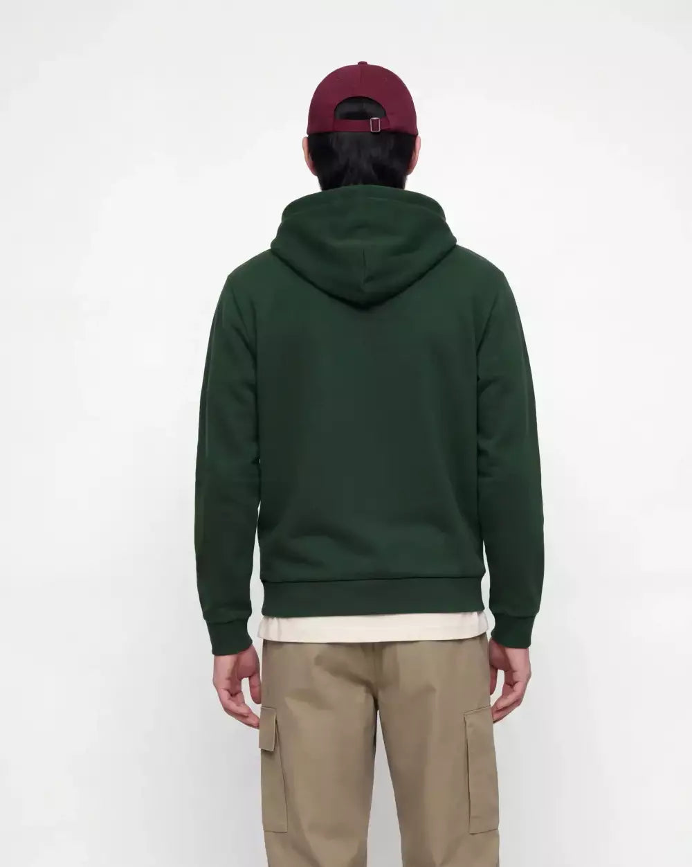 The Bradley Pullover Hoodie: Scarab Green