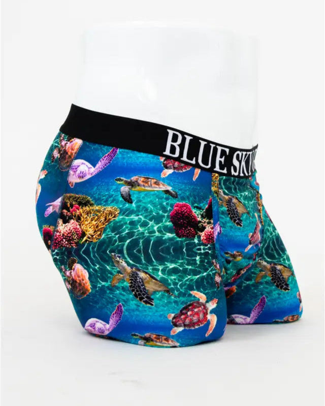 Sea Turtle Men's Bamboo Boxer Briefs 🍁