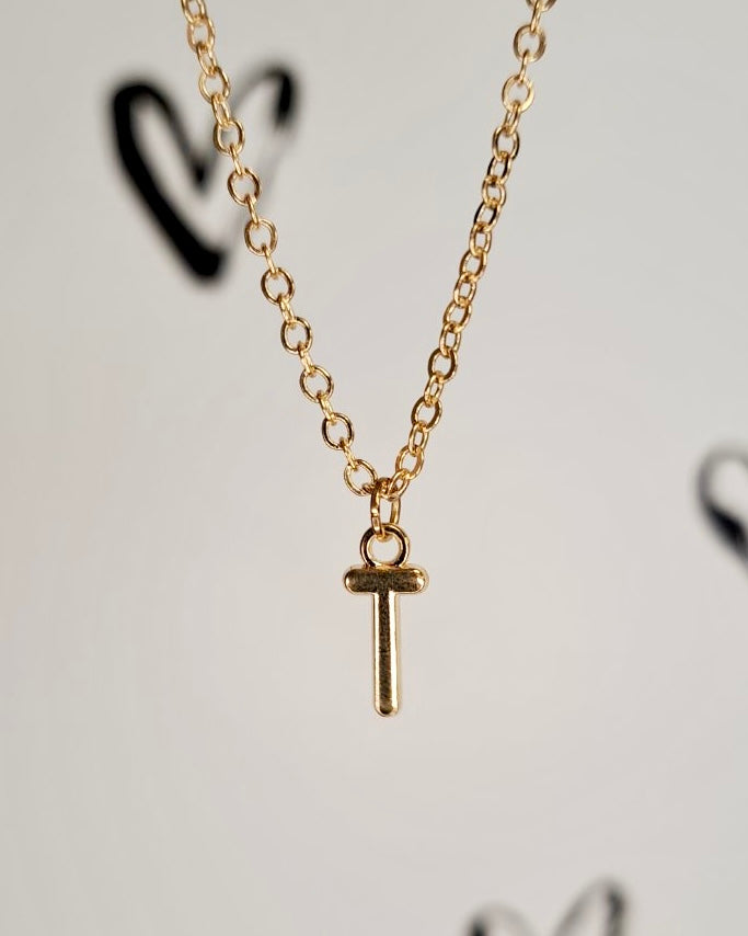 Gold Initial Necklace