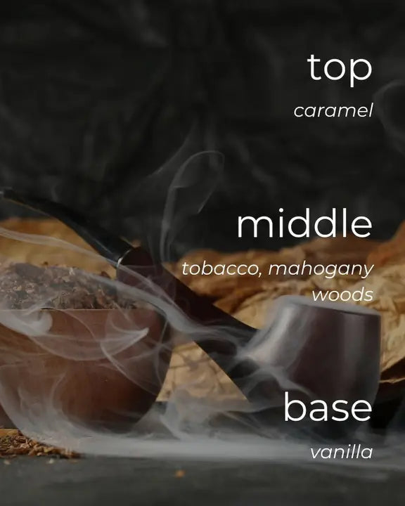 Tobacco + Caramel Candle 🍁