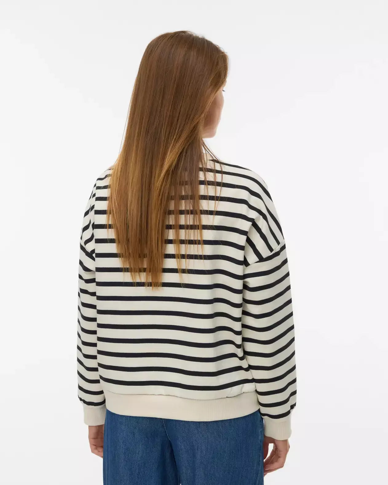 The Tony Long Sleeve Stripe Button Sweatshirt