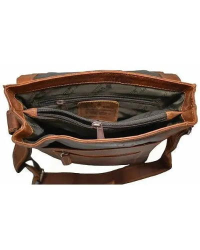 Torquay Unisex Leather Crossbody Bag: 2 COLORS