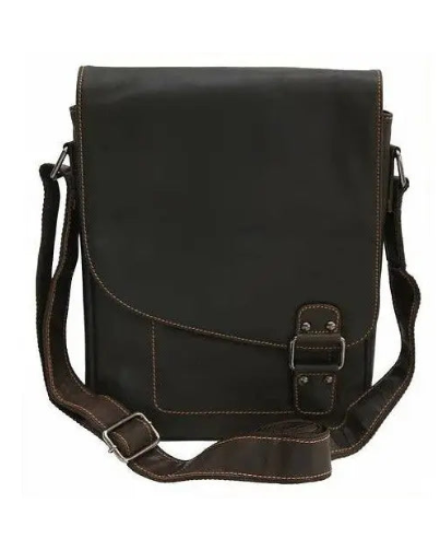 Torquay Unisex Leather Crossbody Bag: 2 COLORS