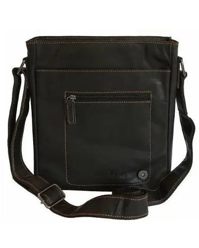 Torquay Unisex Leather Crossbody Bag: 2 COLORS