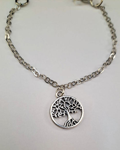 Tree Of Life Silver Charm Bracelet