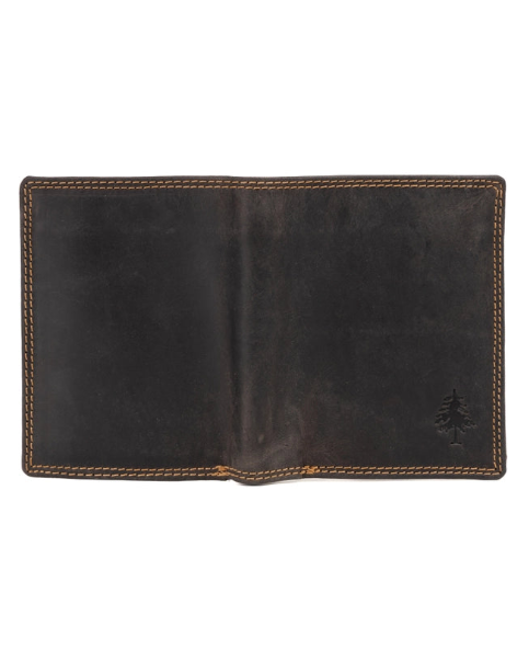 The Tyler Men’s Folded Leather Wallet with Coin Pocket