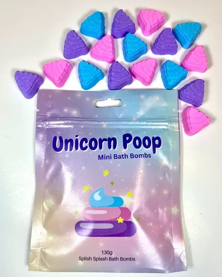 Unicorn Poop Mini Bath Bombs 🍁