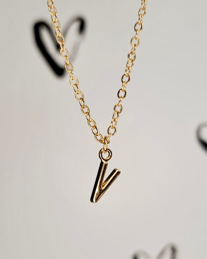 Gold Initial Necklace