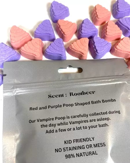 Vampire Poop Mini Bath Bombs 🍁