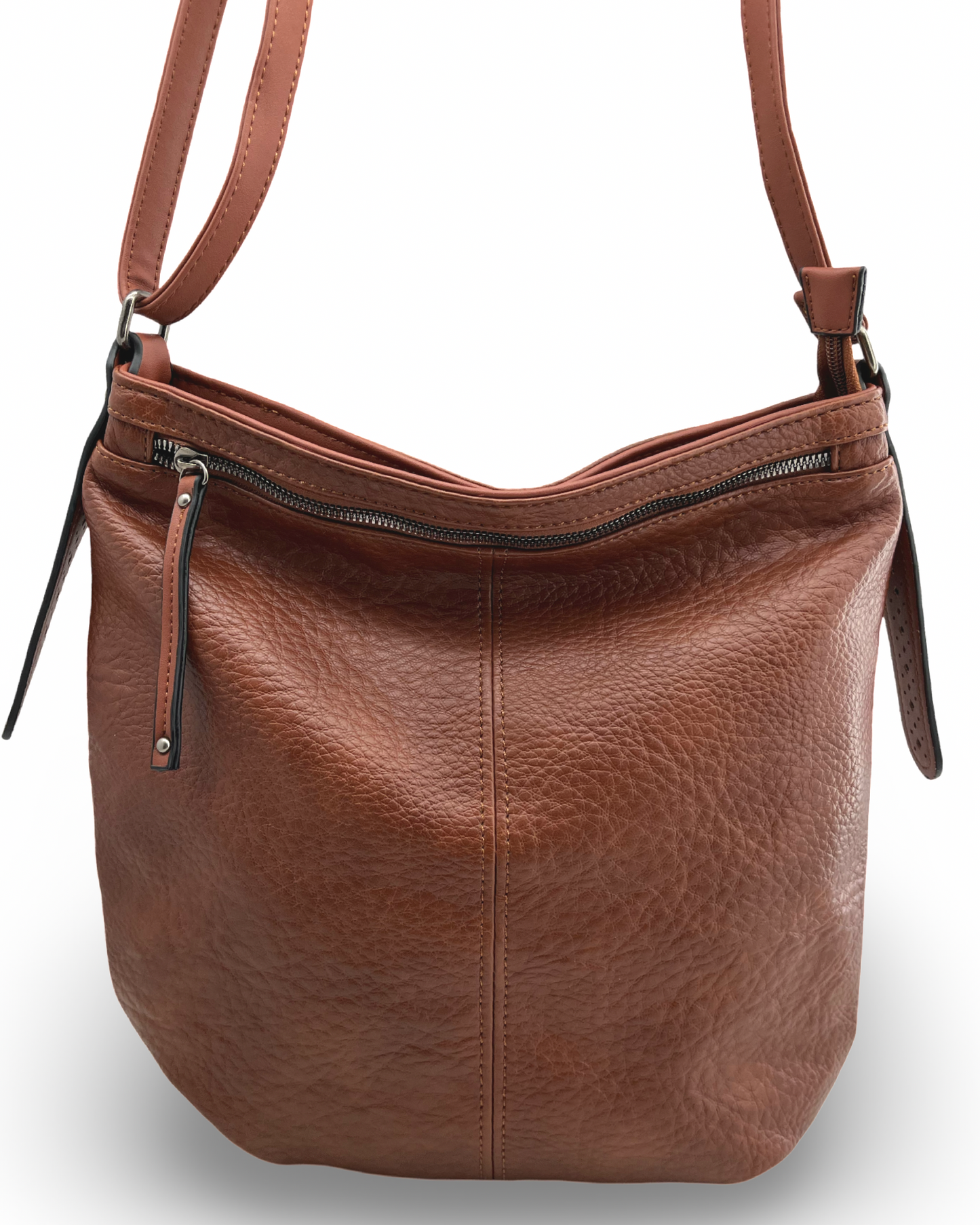 Vegan Leather Hobo Crossbody Bag - 2 COLORS 🍁