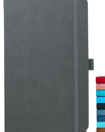 Vegan Leather Lined Notebook - 4 COLORS 🍁