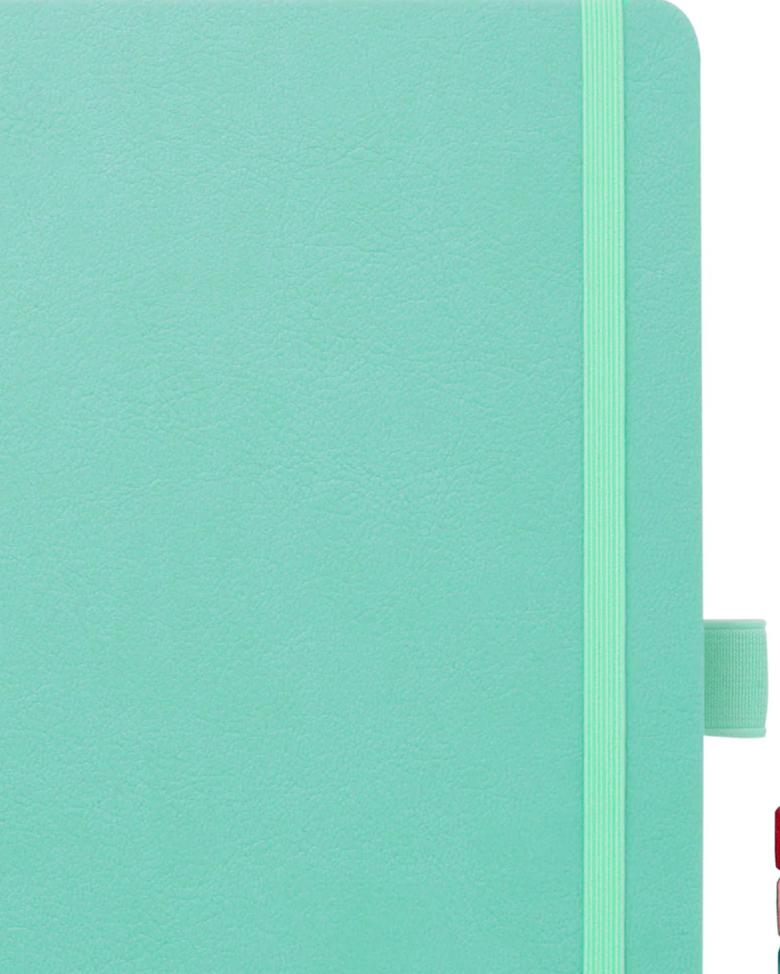 Vegan Leather Lined Notebook - 4 COLORS 🍁