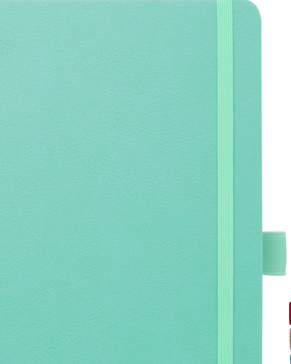 Vegan Leather Lined Notebook - 4 COLORS 🍁