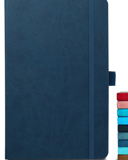 Vegan Leather Lined Notebook - 4 COLORS 🍁