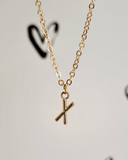 Gold Initial Necklace