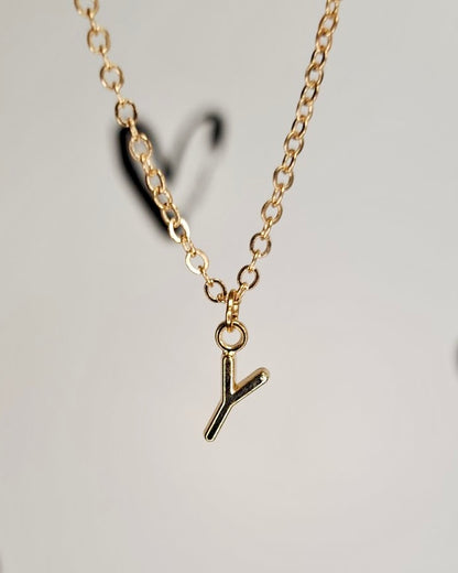 Gold Initial Necklace