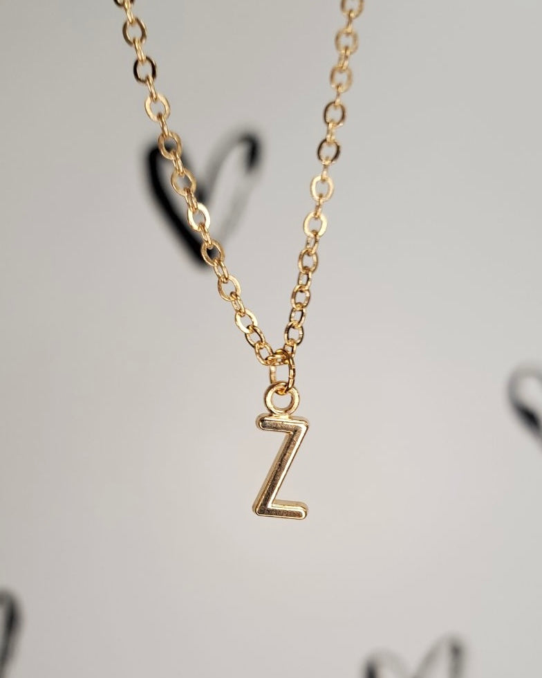 Gold Initial Necklace