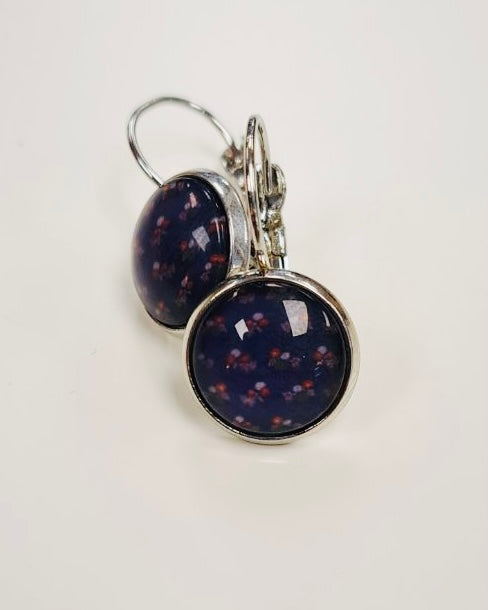 Zephyr Posy Cabochon Drop Earrings