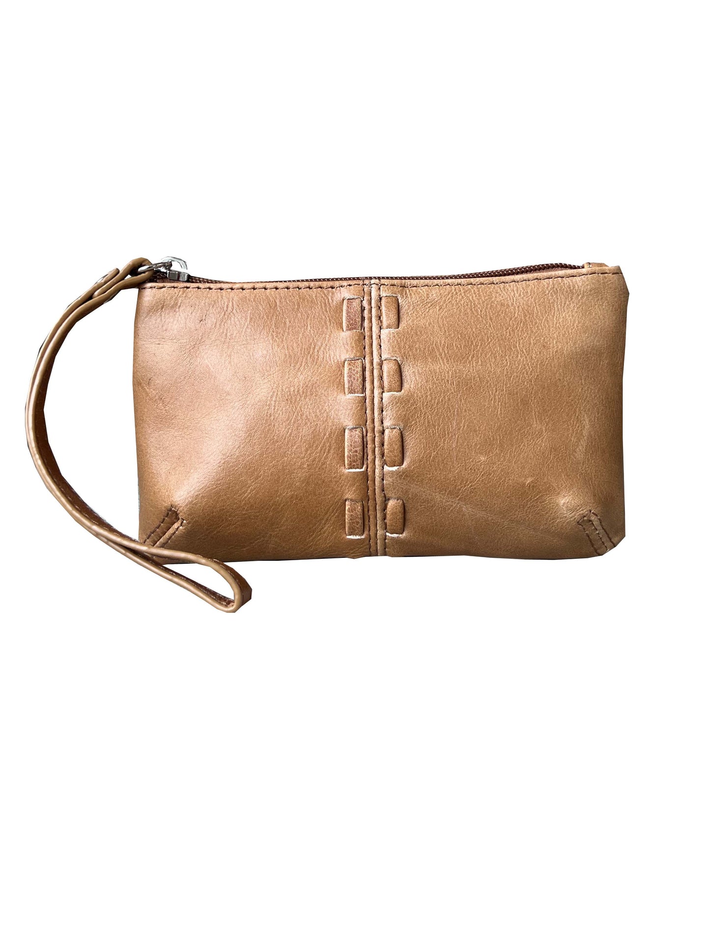Leather Cosmetic Bag / Mini Wristlet
