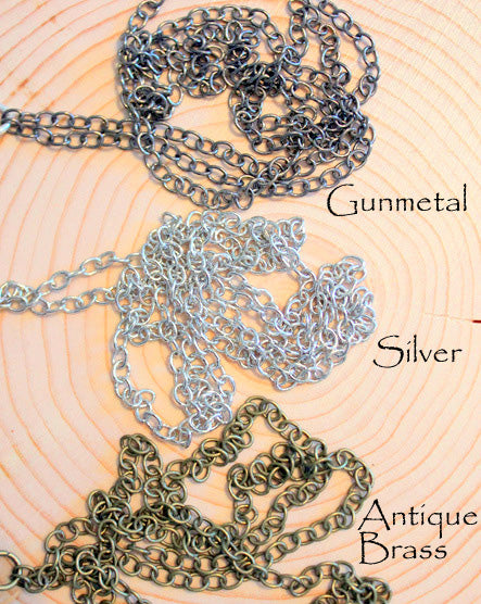 Silver Seasons + Stone Necklace