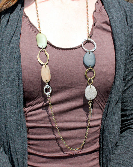 drenched necklace