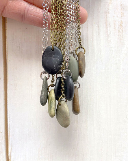 Canadian River Stone Necklace
