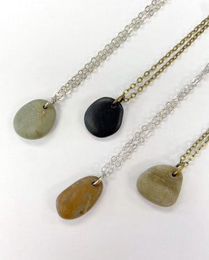 Canadian River Stone Necklace
