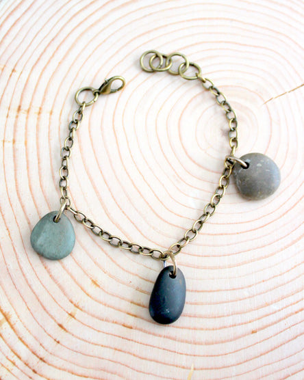 three stone bracelet