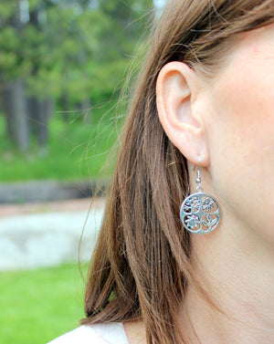 silver seasons earrings